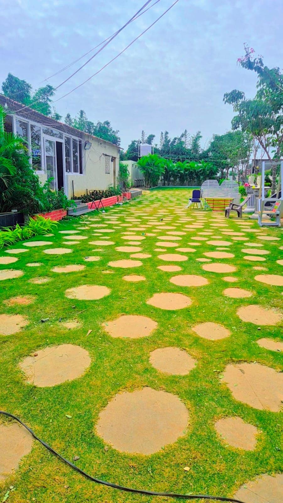 Nature-facing cottage at the Vikarabad resort