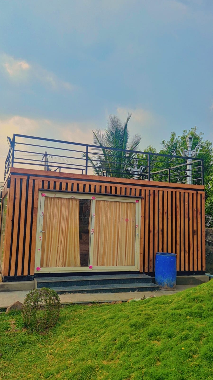 Resort cottage exterior